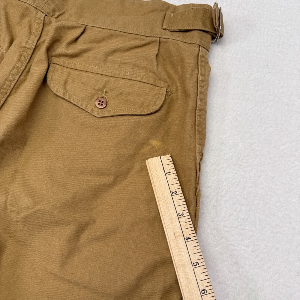 Vintage Non Stock Mfg. Co British Army Gurkha Shorts Size 32 Khaki UK Military - Picture 4 of 7